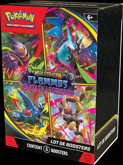 Lot de 6 boosters (Bundle) Flammes Fantasmagoriques