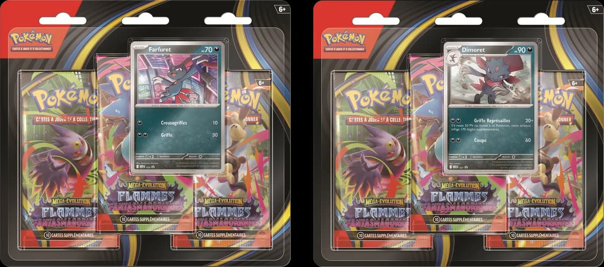 Tripack Flammes Fantasmagoriques Farfuret ou Dimoret