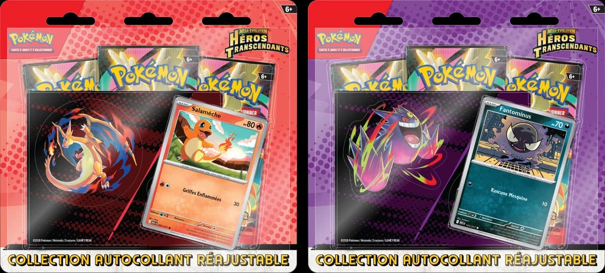 Tripack autocollant Héros Transcendants