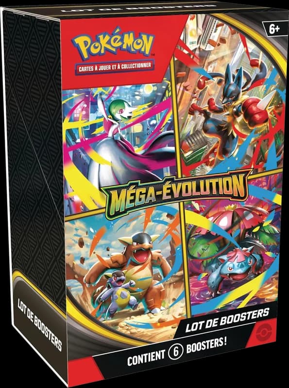 Lot de 6 boosters (Bundle) Méga-Évolution