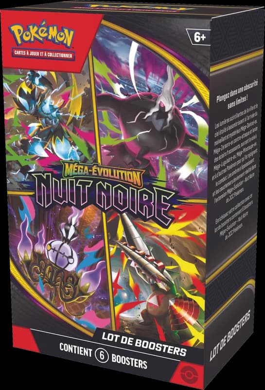 Lot de 6 boosters (Bundle) Nuit Noire